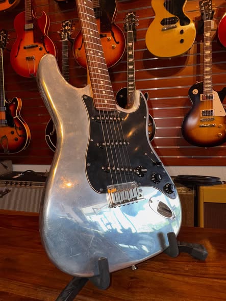 Fender 40th Anniversary USA Strat Aluminum Bodied at Redwoods Vintage Guitars St Pete Florida
