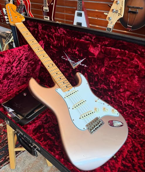 Fender Custom Shop 69 Stratocaster Journeyman Faded Copper at Redwoods Vintage Guitars St Pete Florida