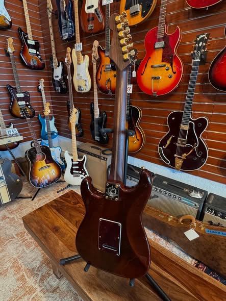 Fender Custom Shop Rarities Stratocaster Flame Maple Top Tobacco Gloss at Redwoods Vintage Guitars St Pete Florida