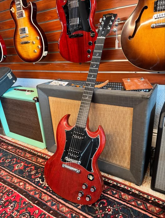 Gibson SG Crescent Moon Ebony Fretboard at Redwoods Vintage Guitars St Pete Florida