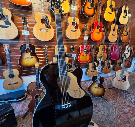Gretsch Black Falcon Acoustic at Redwoods Vintage Guitars St Pete Florida