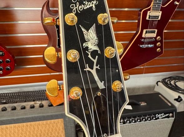 Heritage Kite Headstock Les Paul Style at Redwoods Vintage Guitars St Pete Florida