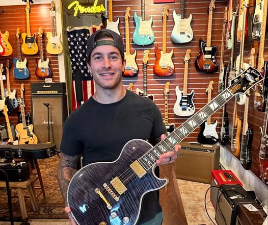 Les Paul Supreme Charcoal Flame Top