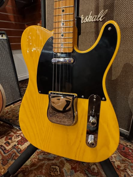 Reissue 1952 Fender Telecaster Butterscotch at Redwoods Vintage Guitars St Pete Florida