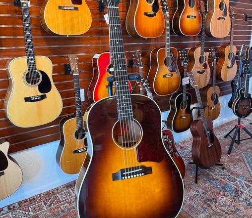 Reissue 1958 Gibson J45 Fullers Guitar Custom Run at Redwoods Vintage Guitars St Pete Florida