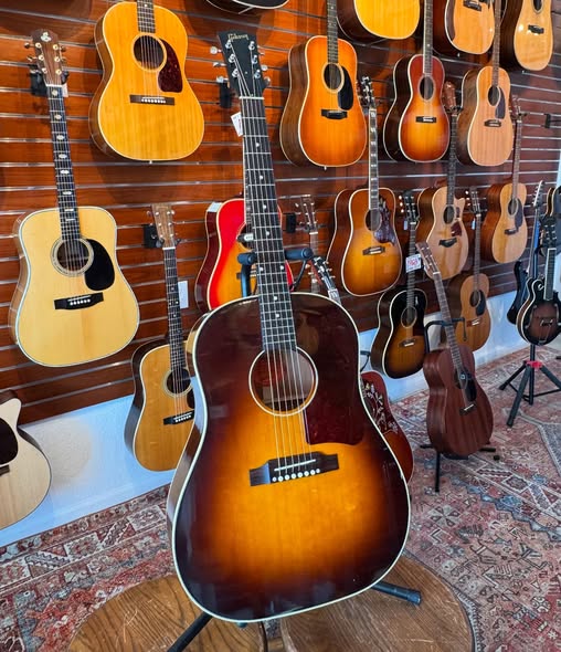 Reissue 1958 Gibson J45 Fullers Guitar Custom Run at Redwoods Vintage Guitars St Pete Florida
