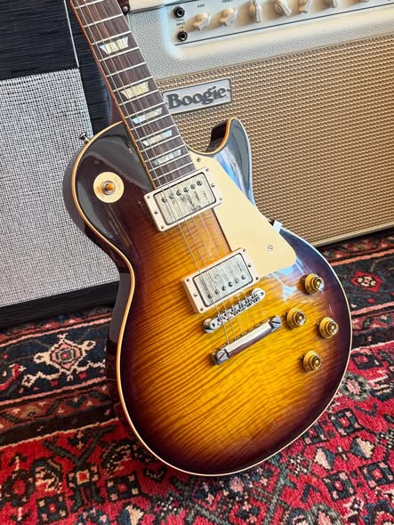 Reissue 1959 Gibson Custom R9 Tobacco at Redwoods Vintage Guitars St Pete Florida
