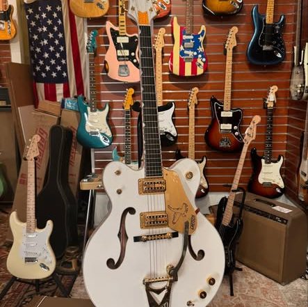 Reissue 1962 Gretsch White Falcon at Redwoods Vintage Guitars St Pete Florida