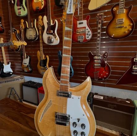 Rickenbacker 381V69 12 String NaturalGlo at Redwoods Vintage Guitars St Pete Florida