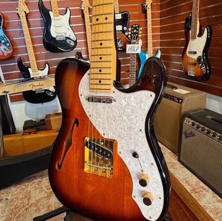 USA Fender Thinline Brown Burst at Redwoods Vintage Guitars St Pete Florida