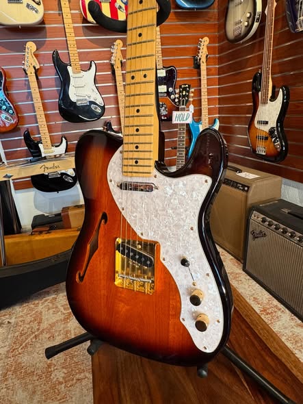 USA Fender Thinline Brown Burst at Redwoods Vintage Guitars St Pete Florida