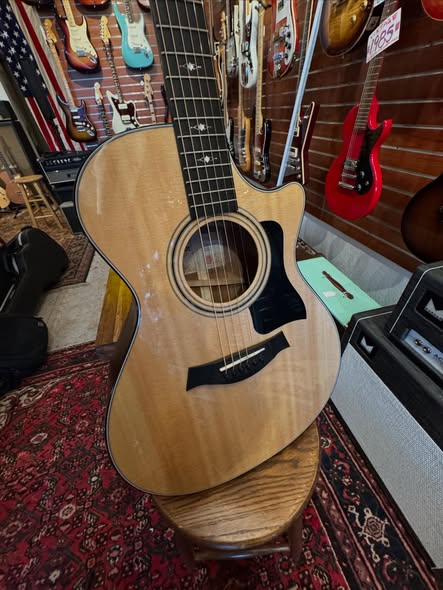 V class Taylor 312ce at Redwoods Vintage Guitars St Pete Florida