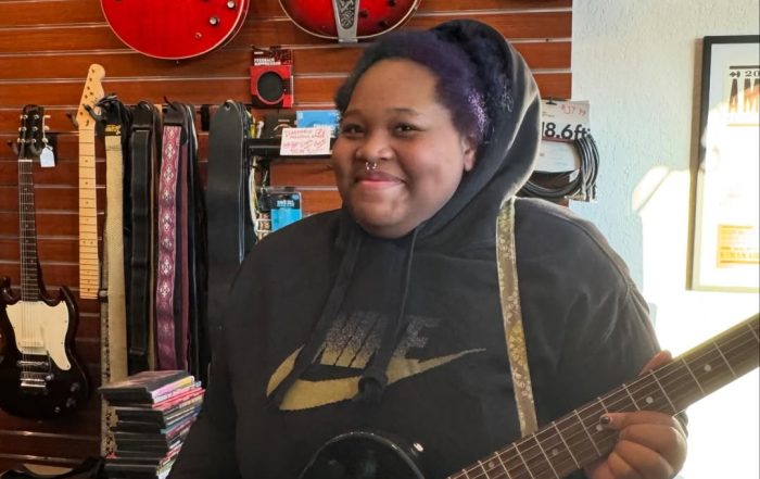 Artarya got her first guitar here, we’re always stoked to find the right guitar for a beginner.