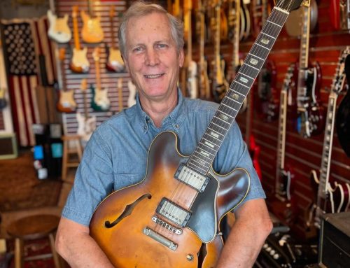 Sarasota Slim’s 1962 Gibson Es-335 with PAF Pickups visiting Redwoods Vintage Guitars St.Pete Florida