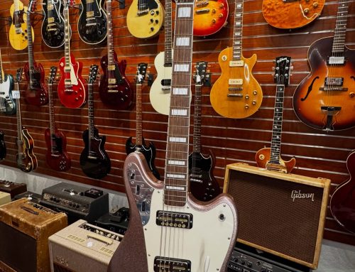 Bilt Revelator Electric Guitar in Champagne Sparkle at Redwoods Vintage Guitars Tampa – St.Pete