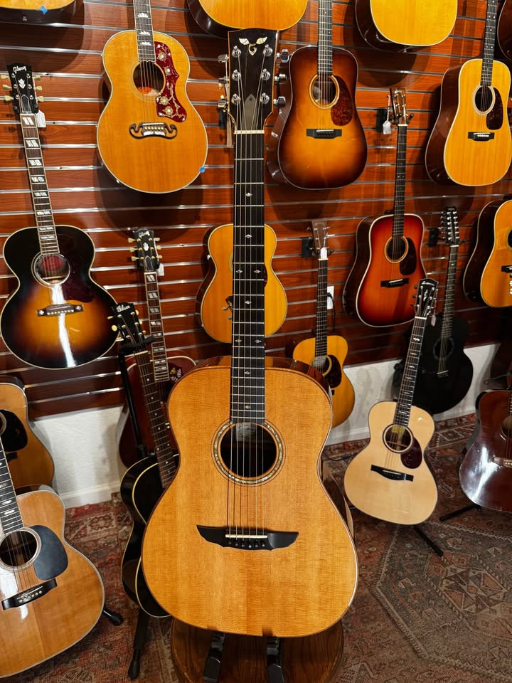 RGC Hawaii Goodall Guitar Cedar Top at Redwoods guitars Tampa