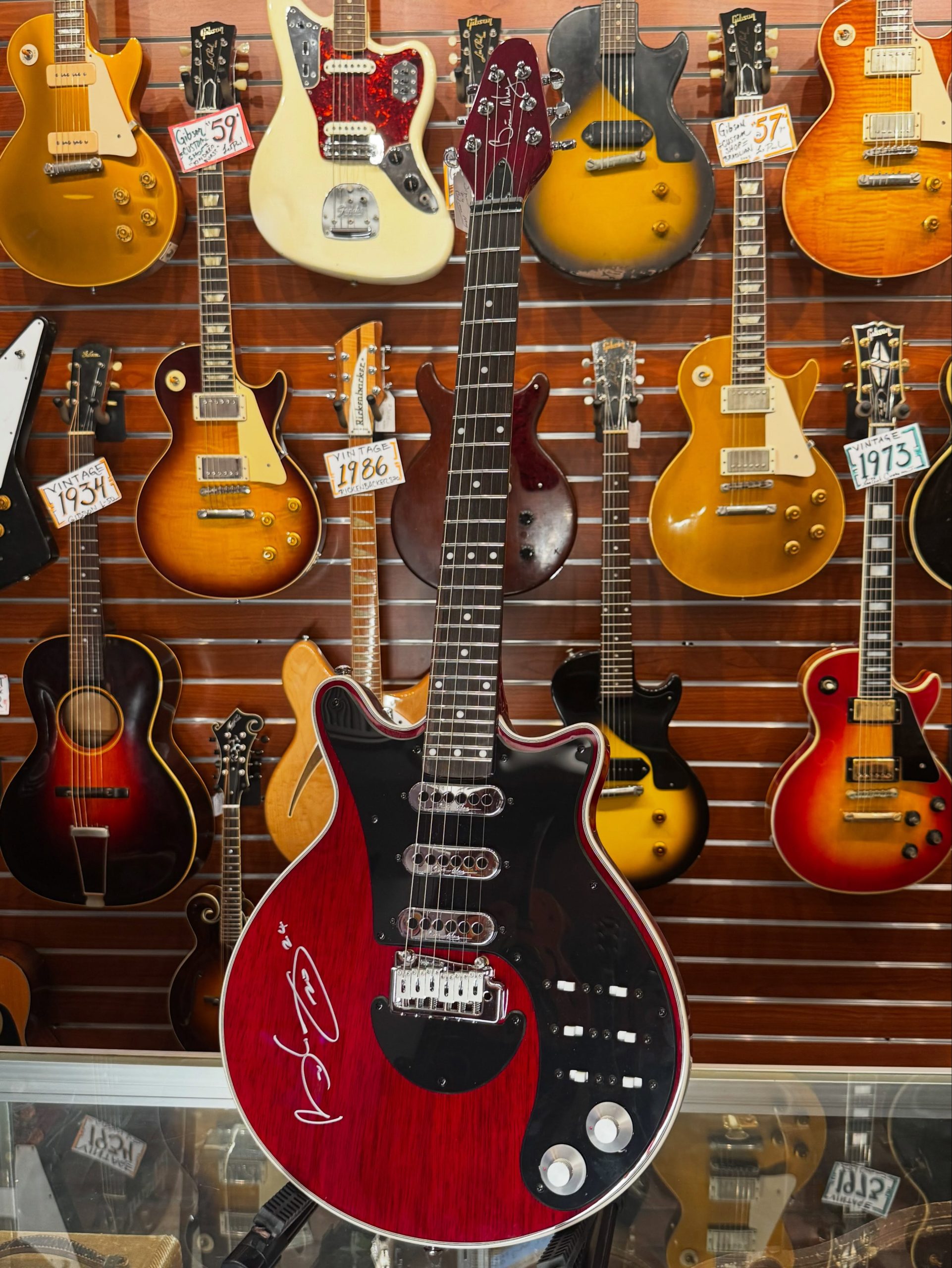 Brian May of Queen Signature Guitar Tampa Guitar Store Brian May of Queen Signature Guitar Tampa Guitar Store