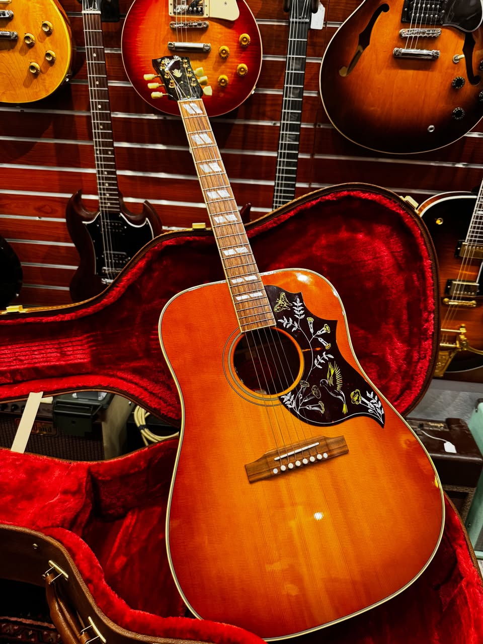 Gibson usa hummingbird acoustic guitars tampa stpete Redwoods Guitars